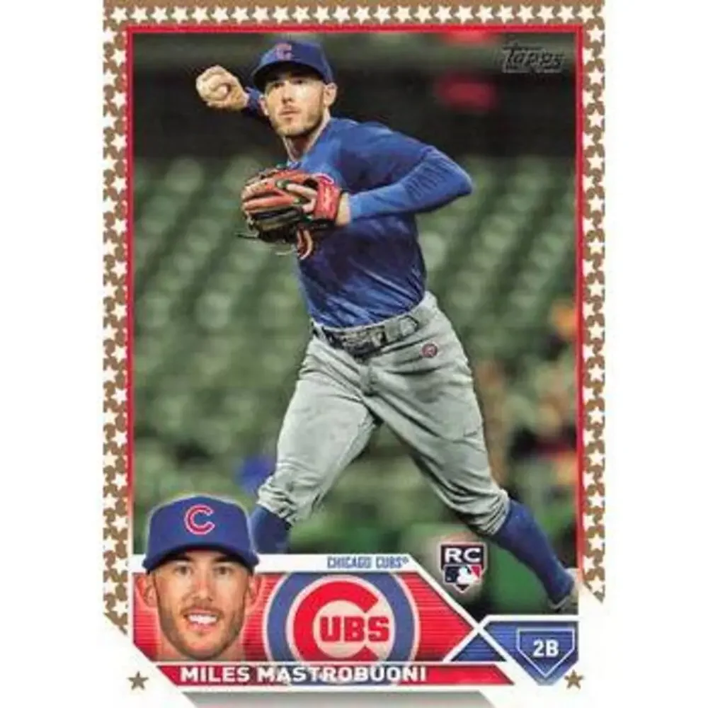 2023 Topps Gold Star Gold Star Miles Mastrobuoni RC #592 Chicago Cubs